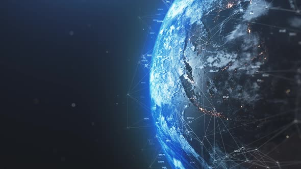Cyber Technology Earth Globe 7