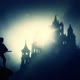 Dark Knight Arriving To A Dark Creepy Castle - VideoHive Item for Sale
