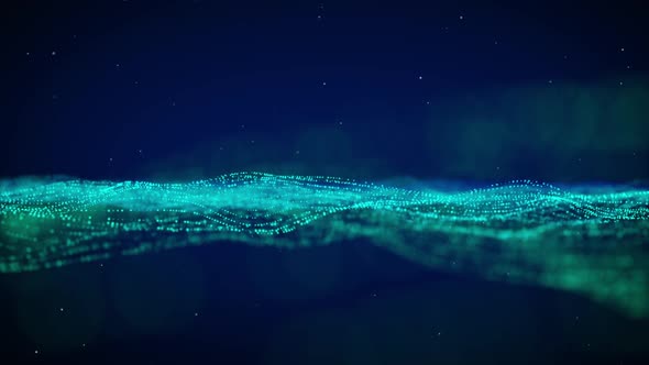 Particle Spot Line Wave Stage Background 1 alt