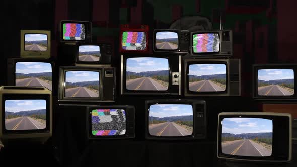 Desert Road Trip and Retro TVs. alt