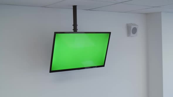 Turn on the TV in the Conference Room alt