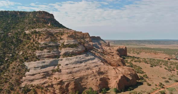 Canyon Desert and Mountains Clouds Over the Southwestern USA Arizona Desert alt