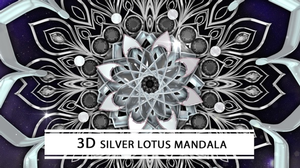 Silver Lotus Mandala