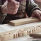 Closeup shoot of a woodcarver at work - VideoHive Item for Sale