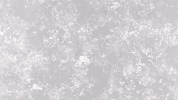 White Rising Particles