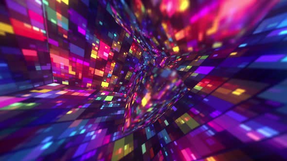 Disco Cubes Matrix Space, Motion Graphics | VideoHive