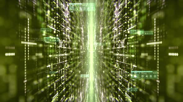 Futuristic Digital Abstract Matrix Particles Grid 10 alt