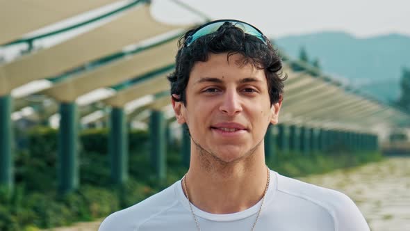 Man Looking at the Camera alt