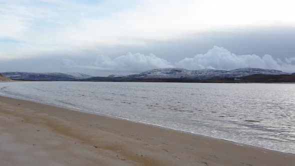 The Beautiful Dunes at Sheskinmore Between Ardara and Portnoo During the Winter in Donegal  Ireland alt