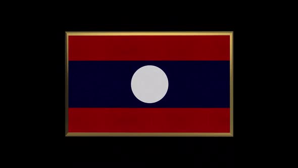 Laos 3D Flag alt