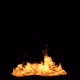 Burning Ground Fire Large Scale High Angle 04 - VideoHive Item for Sale