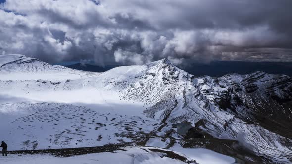 Tongariro dramatic clouds alt