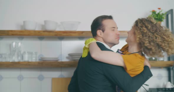 Portrait of Happy Couple in Love alt