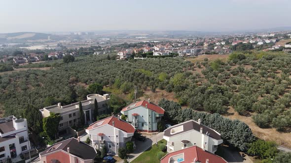 Luxury Village and Nature From Above