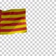 Valencia Flag (Spain) on Flagpole with Alpha Channel - 4K - VideoHive Item for Sale