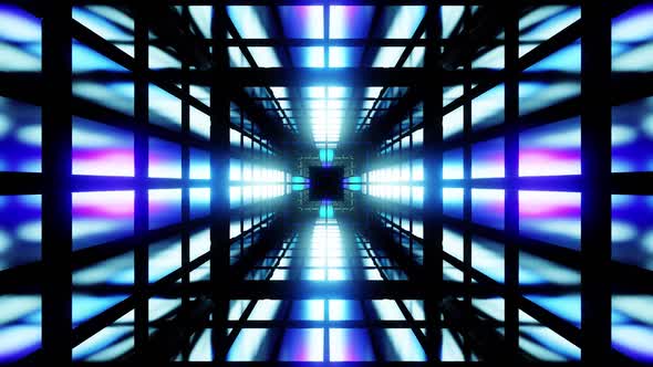 Rotated Space Mirrored Tunnel Background Vj Loop HD alt