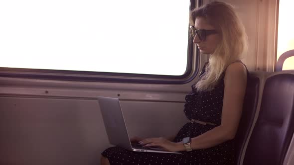 Software Developer Coding On Computer PC And Remote Chatting. Programmer Design Internet Online App. alt