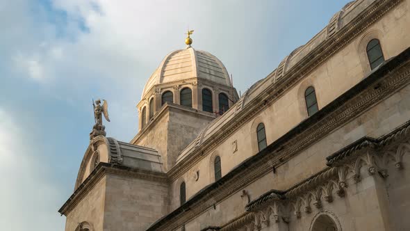 Time Lapse - St James Cathedral, Sibenik, Croatia alt