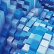 Blue Cubes Waves - VideoHive Item for Sale