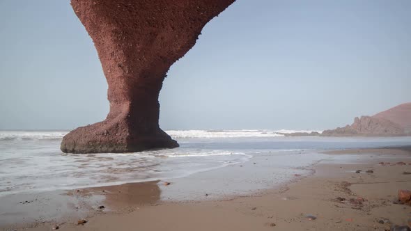 Timelapse legzira cliff sea ocean morocco wild environment nature alt