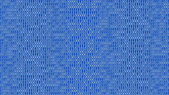 Binary Code Random Numbers, Motion Graphics | VideoHive