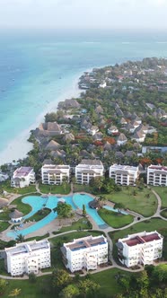 Beach on the Coast of Zanzibar Island Tanzania alt