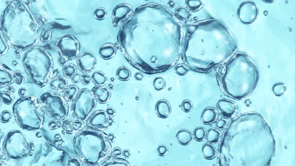 Super Slow Motion Shot of Flowing and Bubbling Water at 1000 Fps alt