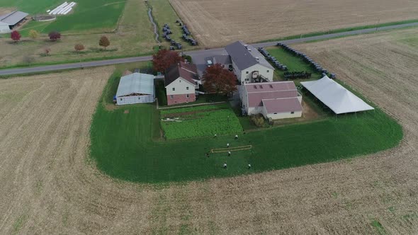 Amish Wedding in an Amish Farm Captured by a Drone alt