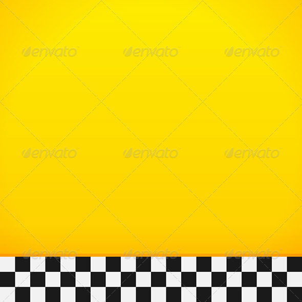 Taxi Checkerboard Pattern - Business Conceptual