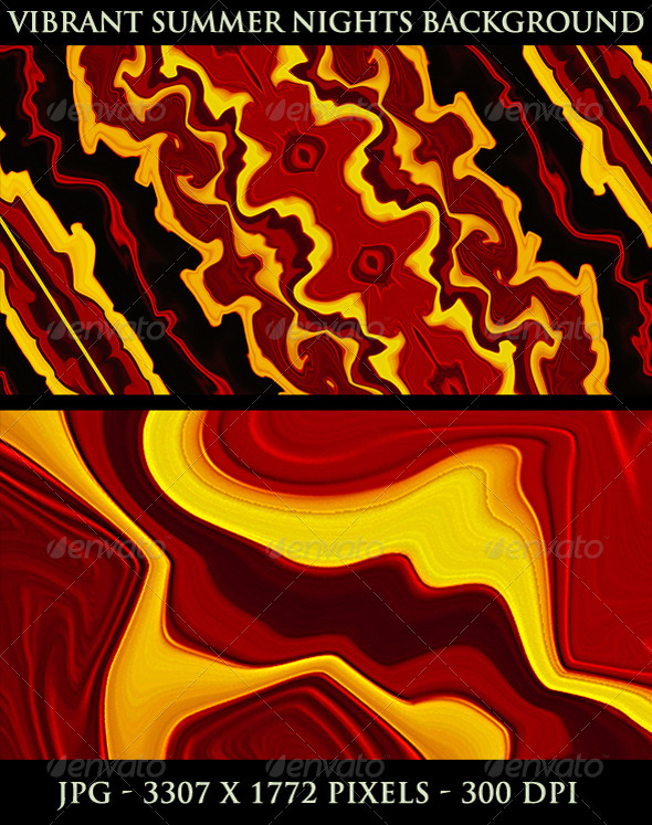 Vibrant Summer Nights Background - Backgrounds Decorative