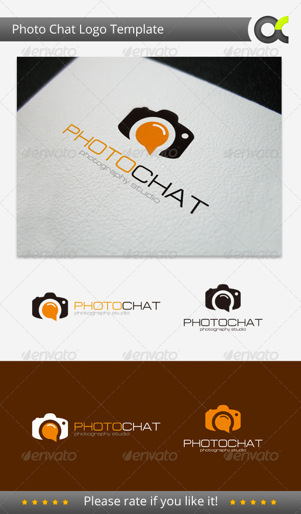 Photo Chat Logo Template - Objects Logo Templates