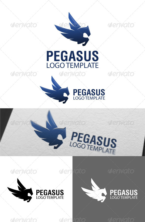 Pegasus Logo Template - Symbols Logo Templates