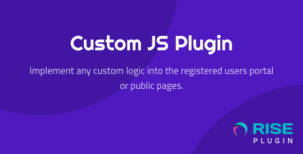 Custom JS plugin for RISE CRM