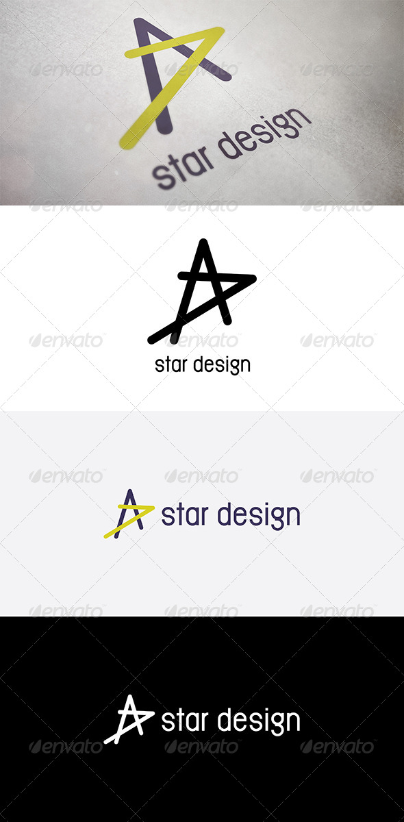 Abstract Star Design - Abstract Logo Templates