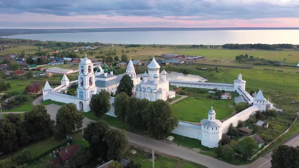 Aerial View of Nikitsky Monastery in Pereslavl-Zalessky alt
