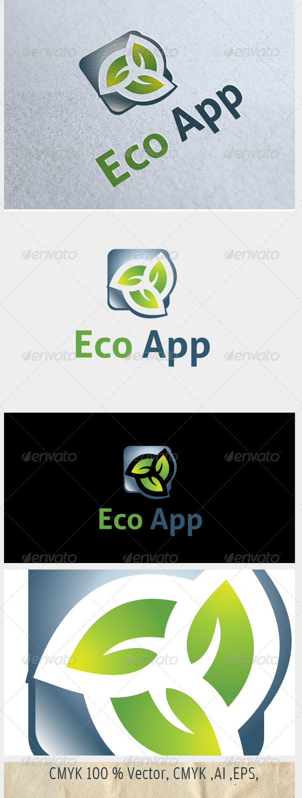 Eco App - Nature Logo Templates