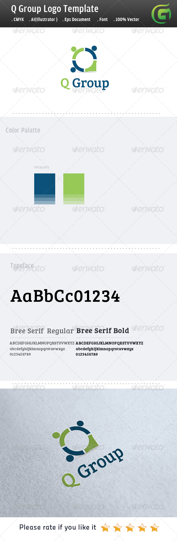 Q Group Logo - Letters Logo Templates