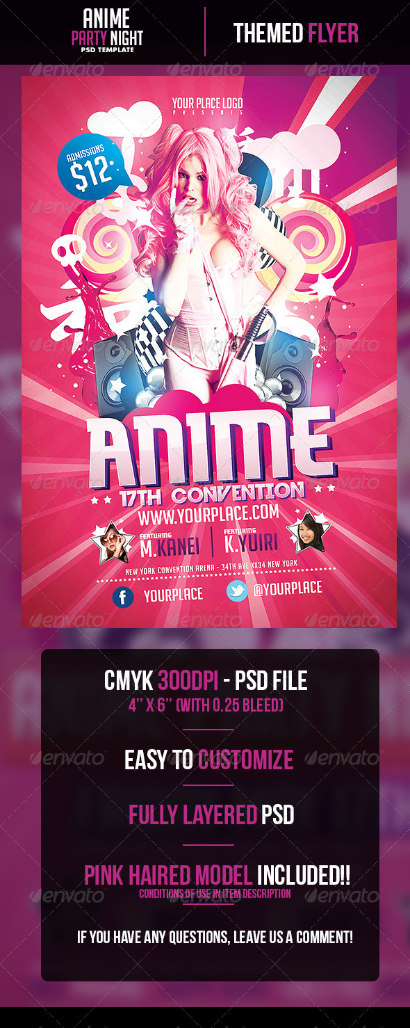 Anime Club Flyer by inky-graphics on DeviantArt