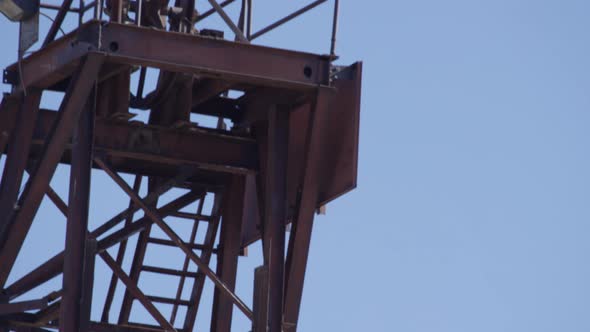 Old west ghost town equipment cable rig alt