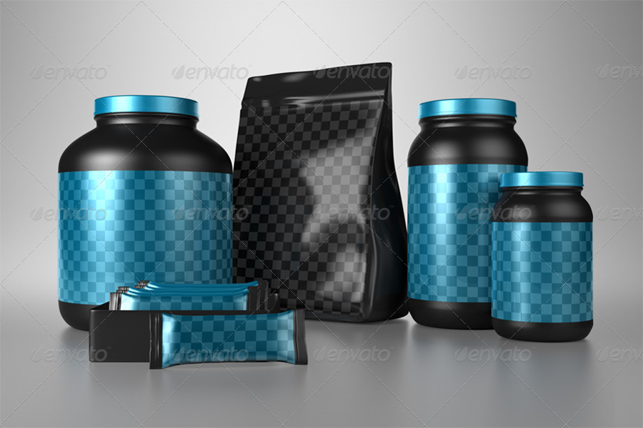 Protein Products Mock-Ups