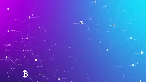 Bitcoin Background Animation 4K alt