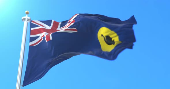 Flag of the State of Western Australia alt