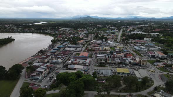 The Towns of Sarawak, Borneo, Malaysia, Stock Footage | VideoHive