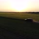Car Off-roading on Lanes at Summer Sunset - VideoHive Item for Sale