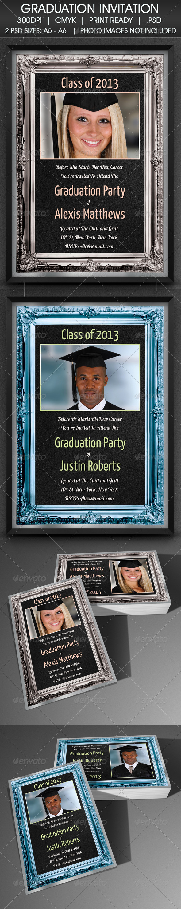Graduation Party Degree Invitation - Invitations Cards & Invites