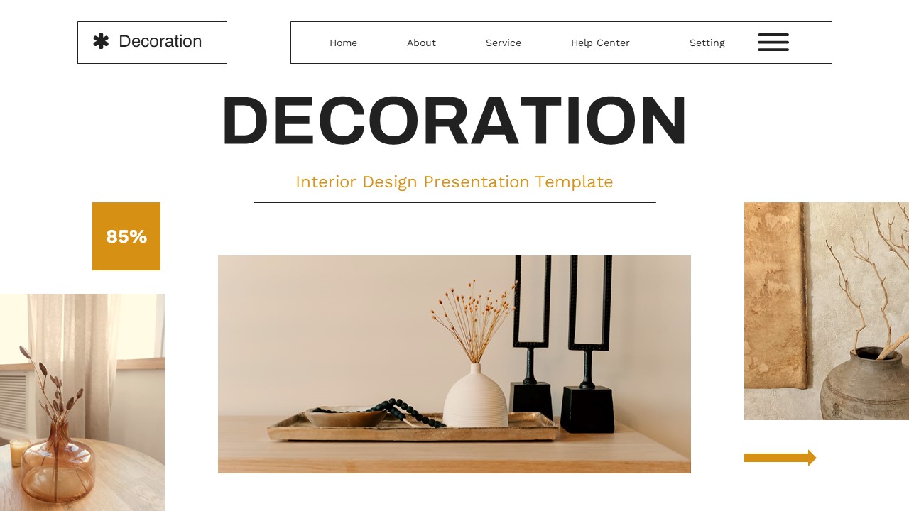 Decoration - Interior Design Powerpoint Templates, Presentation Templates