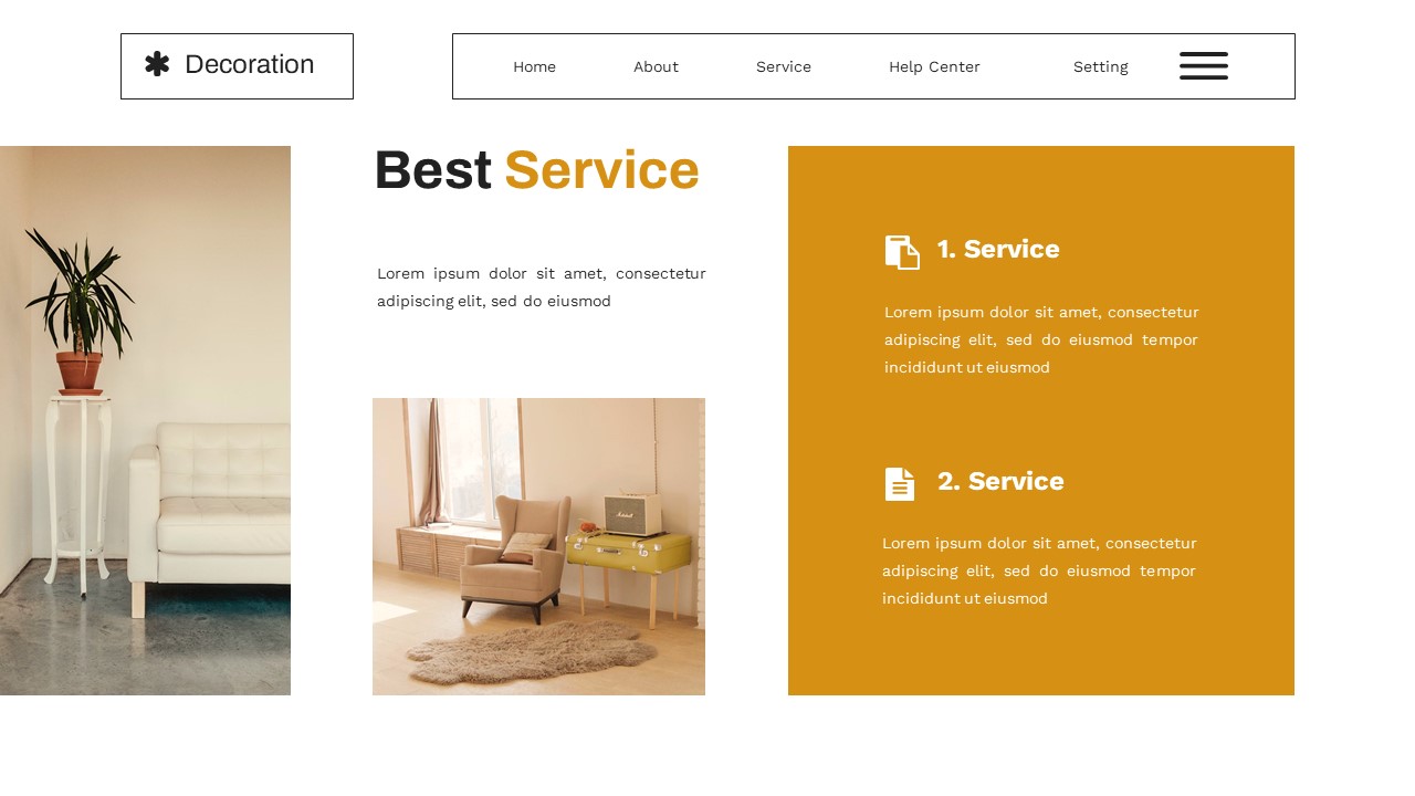 Decoration - Interior Design Powerpoint Templates, Presentation Templates