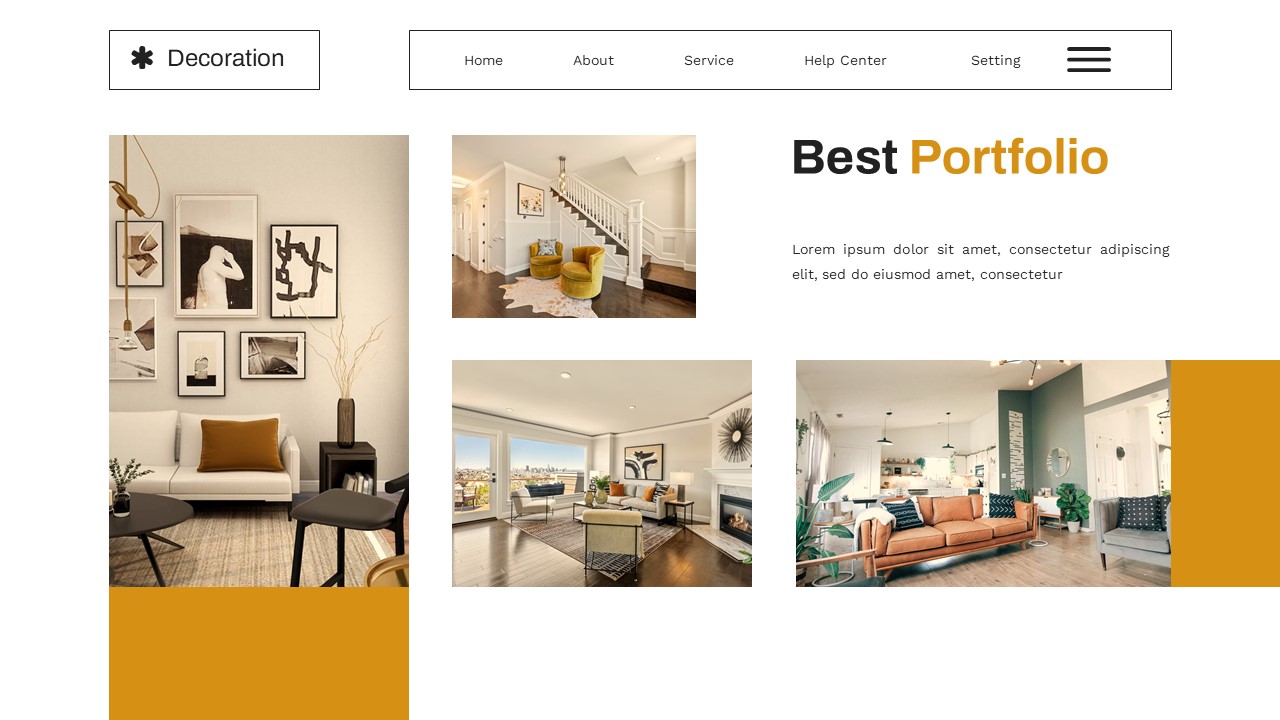 Decoration - Interior Design Powerpoint Templates, Presentation Templates