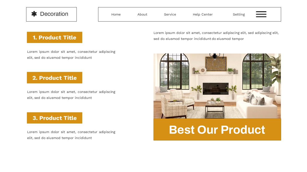 Decoration - Interior Design Keynote Templates, Presentation Templates