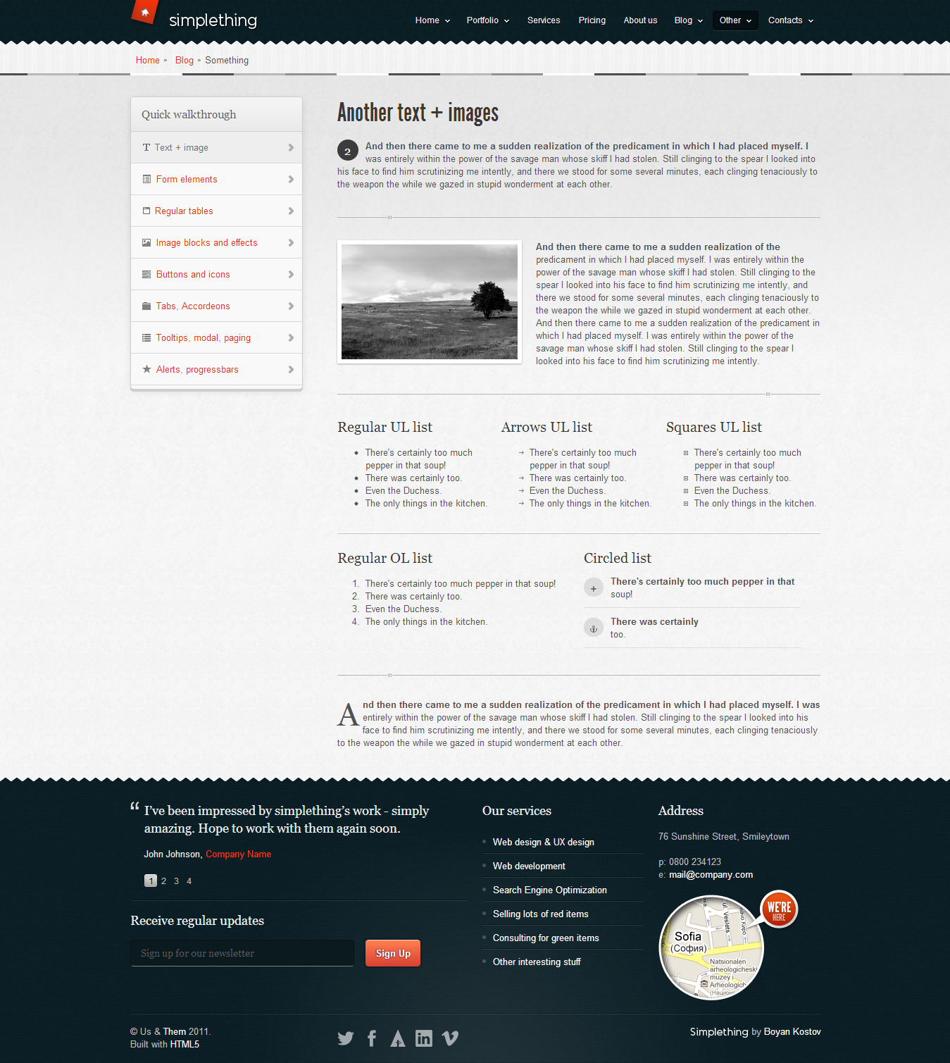 Simplething - a clean HTML template by TardigradeStudio | ThemeForest